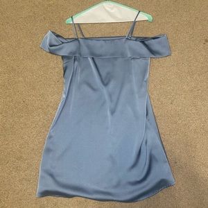 Women’s Light Blue Silk Dress